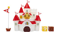 Nintendo super mario deluxe mushroom shop kingdom castle playset